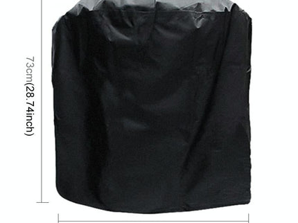 Waterproof Bbq Grill Cover - 210D Oxford Cloth Anti-Uv Dust-Proof 71X73Cm Black-1915196776881721345