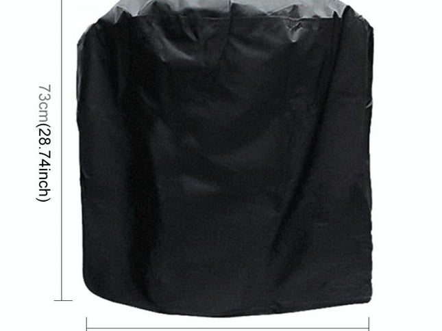 Waterproof Bbq Grill Cover - 210D Oxford Cloth Anti-Uv Dust-Proof 71X73Cm Black-1915196776881721345