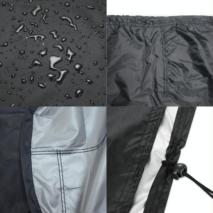 Waterproof Bbq Grill Cover - 210D Oxford Cloth Anti-Uv Dust-Proof 71X73Cm Black-1964932174729842690