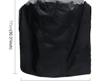 Waterproof Bbq Grill Cover - Anti-Uv Dust-Proof 210D Oxford Cloth - 58X77Cm - Black-1915196793222729729