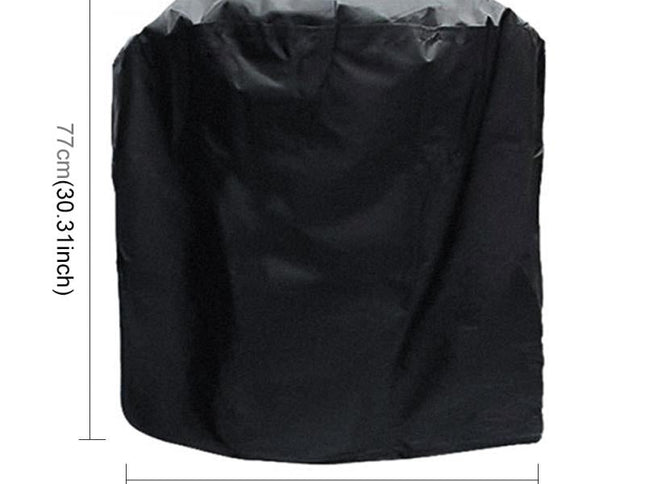Waterproof Bbq Grill Cover - Anti-Uv Dust-Proof 210D Oxford Cloth - 58X77Cm - Black-1915196793222729729
