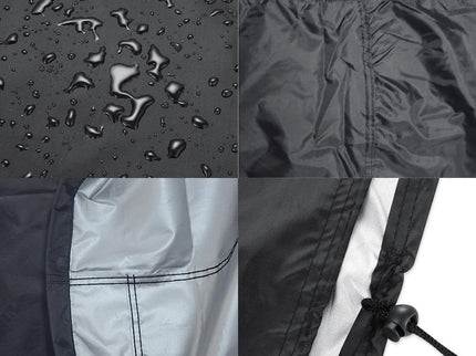 Waterproof Bbq Grill Cover - Anti-Uv Dust-Proof 210D Oxford Cloth - 58X77Cm - Black-1915196793222729730