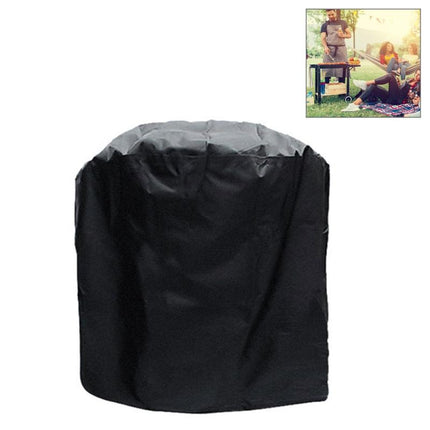 Waterproof Bbq Grill Cover - Anti-Uv Dust-Proof 210D Oxford Cloth - 58X77Cm - Black-1964932175245742086