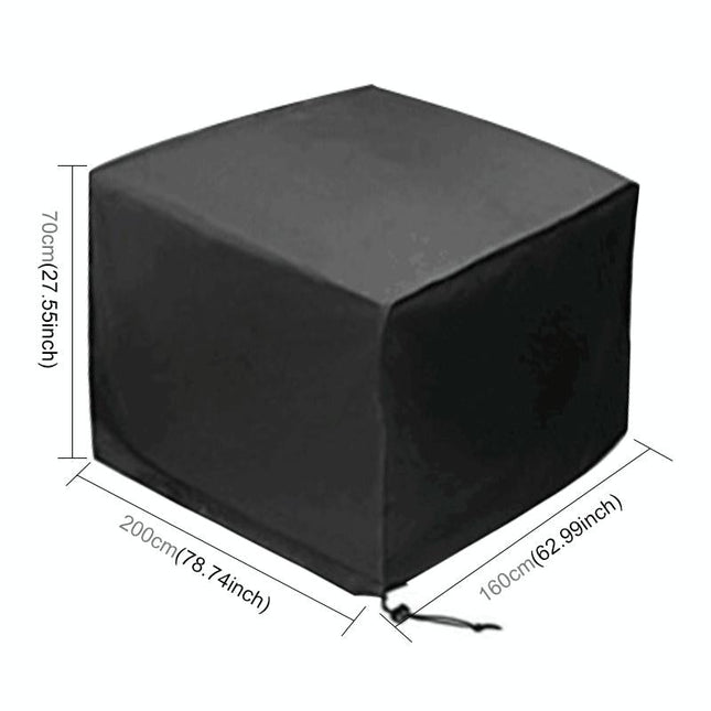 Waterproof Outdoor Furniture Cover - 210D Oxford Cloth - 200X160X70Cm - Anti-Uv & Dust-Proof-1964932166290903041