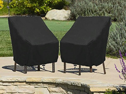 Waterproof Oxford Cloth Furniture Set Cover - Protects Outdoor Table And Chairs - 102X79X70Cm - Black-1915196732858306564