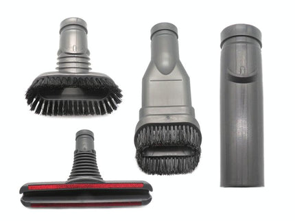 4-In-1 Round Stiff Bed & Connector Brush Kit For Dyson Vacuum-1915197414759862277