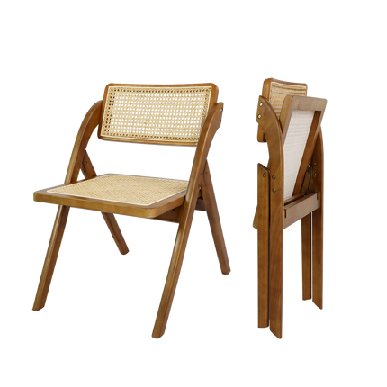 Levede 8X Foldable Rattan Dining Chairs-2006732727235252232