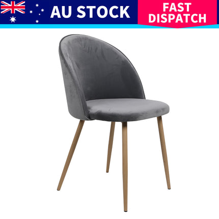 Levede 6x Dining Chairs Seat French Grey-2006732720910241801