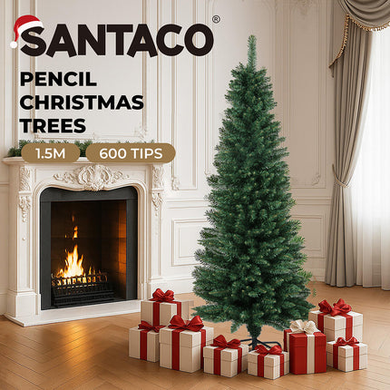 Santaco 1.5M 350 Tips Pencil Christmas Tree-2006732745379811333