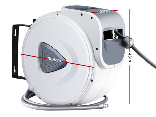 Giantz Air Hose Reel 20m Retractable Rewind Swivel Wall Mount Compressor Garage