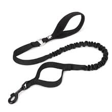 True Love Military Dog Leash 2 cm width and 1.4 m length - Black M-1962324905055883265