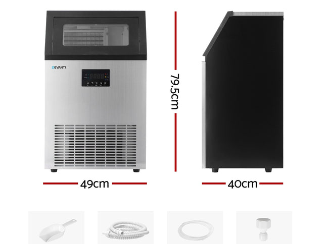 Devanti 45kg Ice Maker Commercial Machine