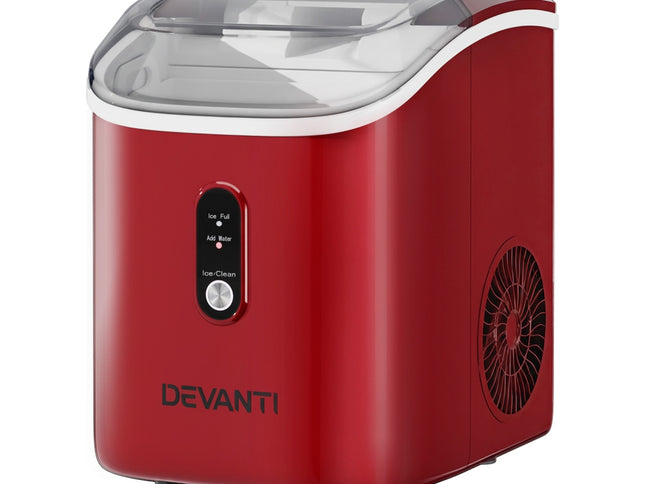 Devanti Ice Maker Machine 15kg Nugget Chewable Ice Cube
