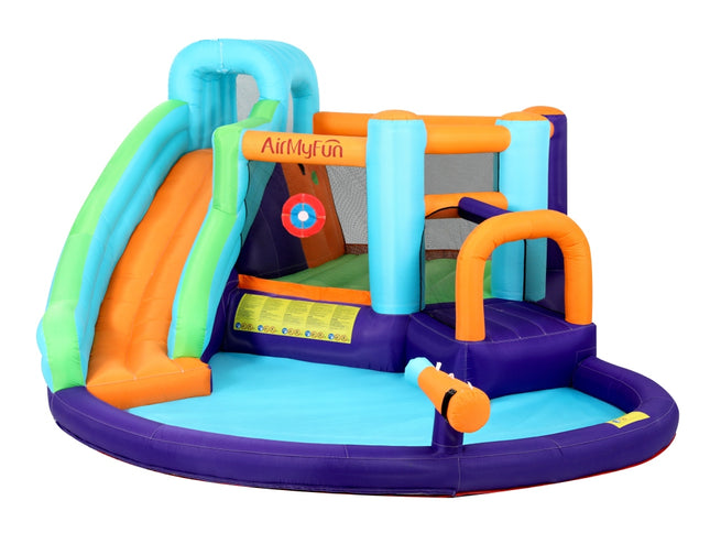 AirMyFun Inflatable Water Slide Kids Jumping Castle Trampoline Outdoor