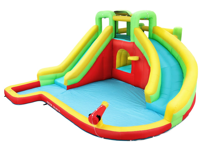 Doctor Dolphin Kids Inflatable Pool Water Slide Park Jumping Castle 575X445CM