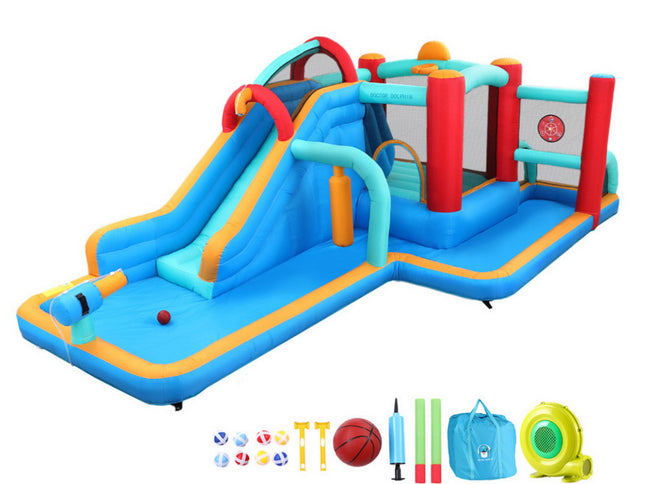 Kids Inflatable Water Slide Splash Pool Park Jumping Castle Bounce 615X322CM