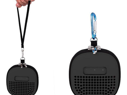 Shockproof Eva Bag For Bose Soundlink Micro Speaker - Portable With Rope & Metal Buckle Black-1915196748809244676