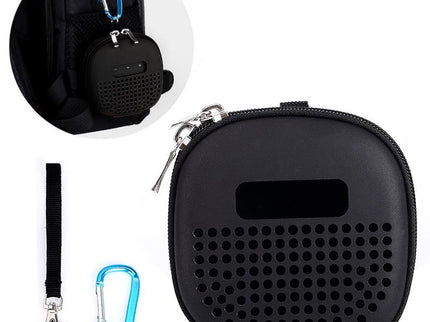 Shockproof Eva Bag For Bose Soundlink Micro Speaker - Portable With Rope & Metal Buckle Black-1915196748809244678