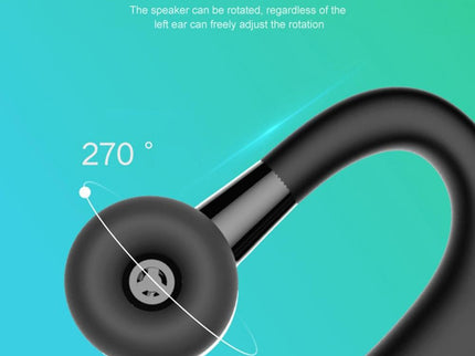 V9 Wireless Bluetooth Headset With Mic For Drivers - Black-1915196493023809539