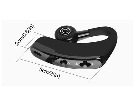 V9 Wireless Bluetooth Headset With Mic For Drivers - Black-1915196493023809541