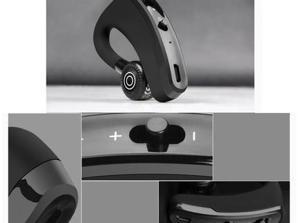 V9 Wireless Bluetooth Headset With Mic For Drivers - Black-1915196493023809545