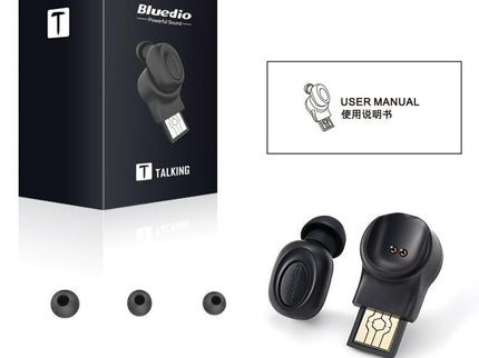 Wireless In-Ear Headset With Usb Cable - Black 5.0-1915196499868913668