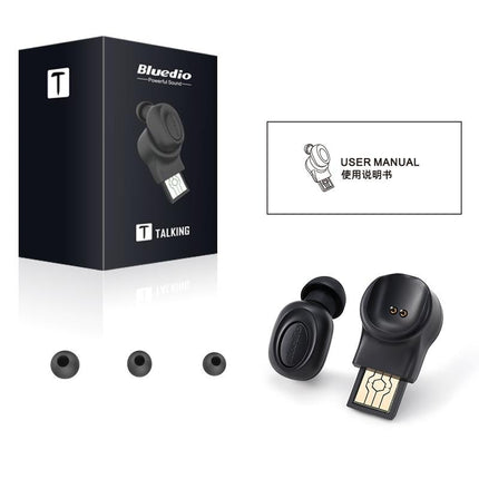 Wireless In-Ear Headset With Usb Cable - Black 5.0-1915196499868913668