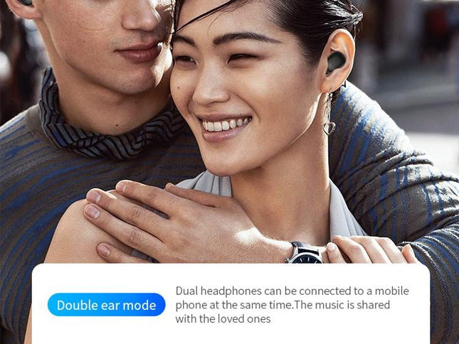 Wireless Sports Bluetooth Earphones - Binaural Stereo Black-1915196699073187842