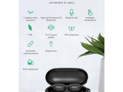 Wireless Bluetooth Earphones With Digital Display & Charging Box - H6 Tws-1915197206844018695
