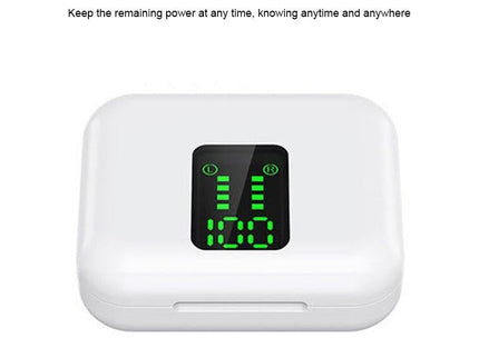 Wireless Bluetooth Earphones With Charging Box & Led Display-1915196637760851976