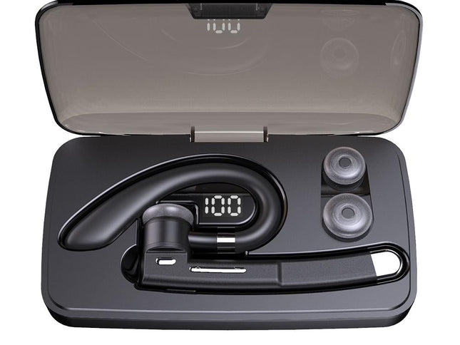 Rotatable Bluetooth Earphone With Charging Box & Digital Display-1915197887415980033