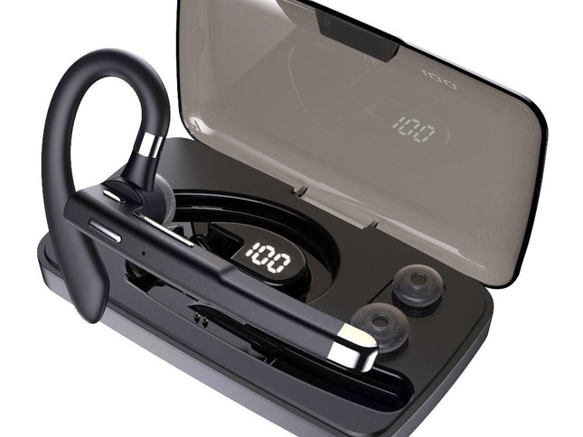 Rotatable Bluetooth Earphone With Charging Box & Digital Display-1915197887415980034