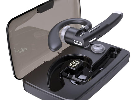Rotatable Bluetooth Earphone With Charging Box & Digital Display-1915197887415980035
