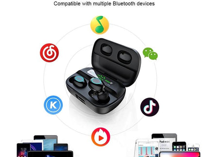 Wireless Touch Earbuds With Magnetic Charging Case-1915197722256871428