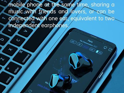 Wireless Bluetooth 5.0 Earphones With Digital Display And Flashlight-1915196704290902021