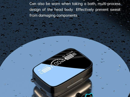 Wireless Bluetooth 5.0 Earphones With Digital Display And Flashlight-1915196704290902024