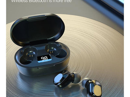 Wireless Bluetooth Earphone With Noise Reduction & Charging Box - Led Display-1915196633075814406