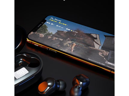 Wireless Bluetooth Earphone With Noise Reduction & Charging Box - Led Display-1915196633075814407
