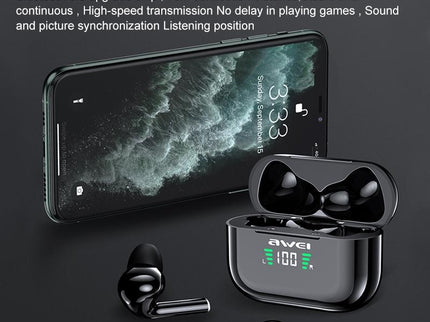 Wireless Tws Headset With Bluetooth 5.0 And Led Display-1915197933779816455