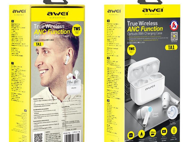 Waterproof Tws Headset With Anc & Charging Case - Ta1 Bluetooth V5.0-1915197596352253954