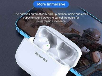 Waterproof Tws Headset With Anc & Charging Case - Ta1 Bluetooth V5.0-1915197596352253958