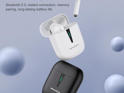Wireless T21 Sports Tws Headset With Charging Case - White-1915196625354100742