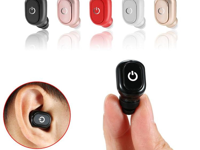 Wireless Bluetooth 5.0 Single In-Ear Earphone - Black-1915196736935170049