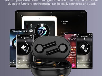 Wireless Bluetooth 5.0 Earbuds With Charging Case-1915196730656296963