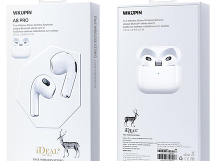 Pro True Wireless Stereo Bluetooth Earphones - White-1915196625047916546