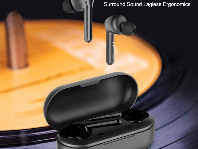 Low Latency Bluetooth 5.0 Gaming Earphones - Ete-52 Tws In-Ear - Black-1915196779582853122