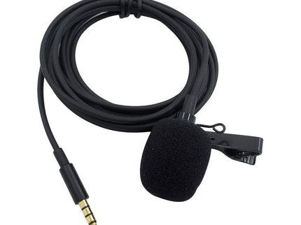 Clip-On Lavalier Microphone For Mobile Phones - 1.2M - Black-1915196769491357697