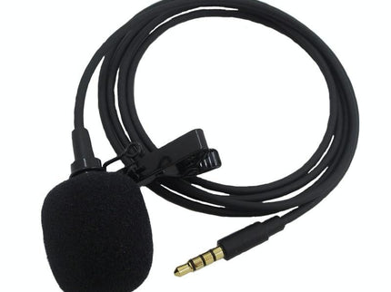 Clip-On Lavalier Microphone For Mobile Phones - 2.5M - Black-1915196782283984899