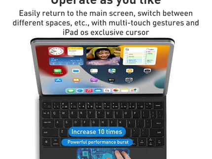 Magic Bluetooth Keyboard Leather Case For Ipad Pro 11 - Black-1915196754647715844