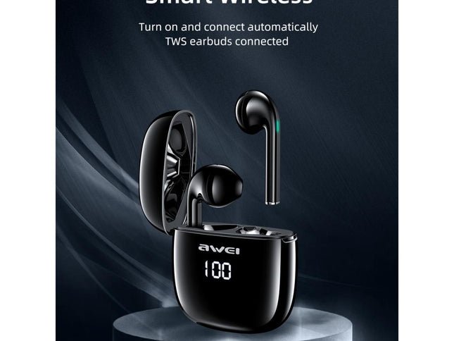 Wireless T28P Bluetooth V5.0 Tws Sports Headset With Led Display And Charging Case-1915196798759211009